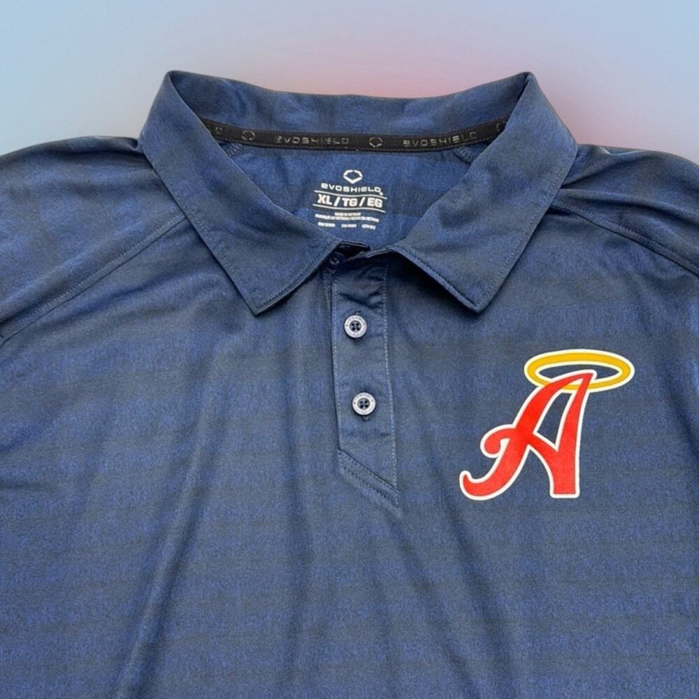 EvoShield CALIFORNIA ANGELS Men’s XL Blue Polo Shirt